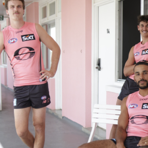 Gold Coast's new pink uniform. (Photo: Gold Coast Suns)