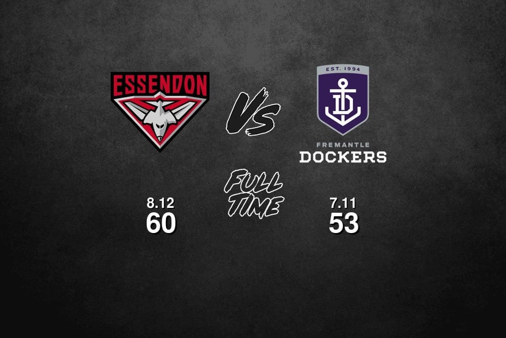 FULL TIME: Essendon vs Fremantle - Round 9, 2019 - AFL News - Zero Hanger