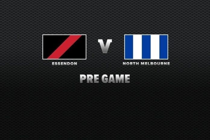 Late Change Essendon Vs North Melbourne Afl News Zero Hanger