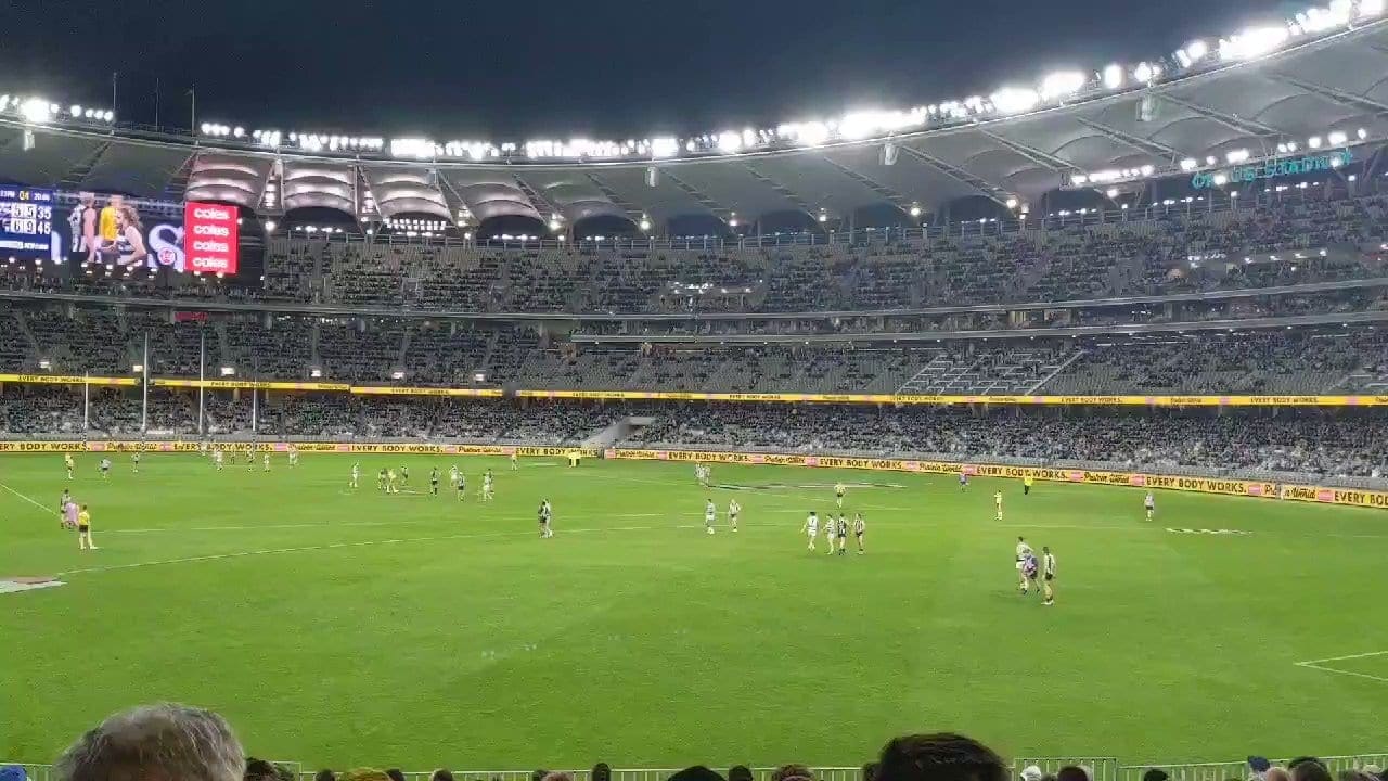 WATCH: Streaker facing 50k fine for running onto Optus Stadium - AFL ...