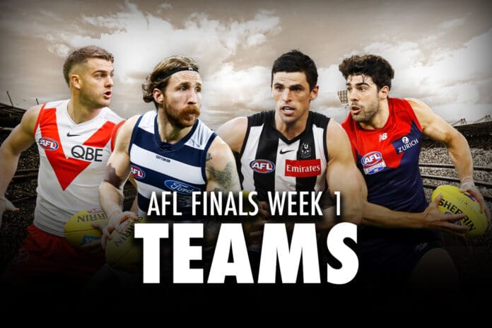 AFL Finals Week 1 Team Line-Ups 2022 - AFL News