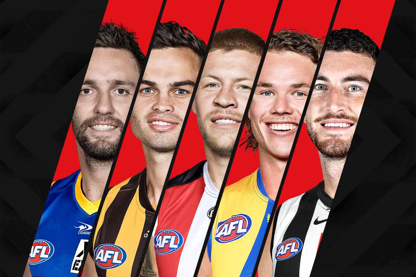 The AFL free agents set to find new clubs and the 30 players who remain