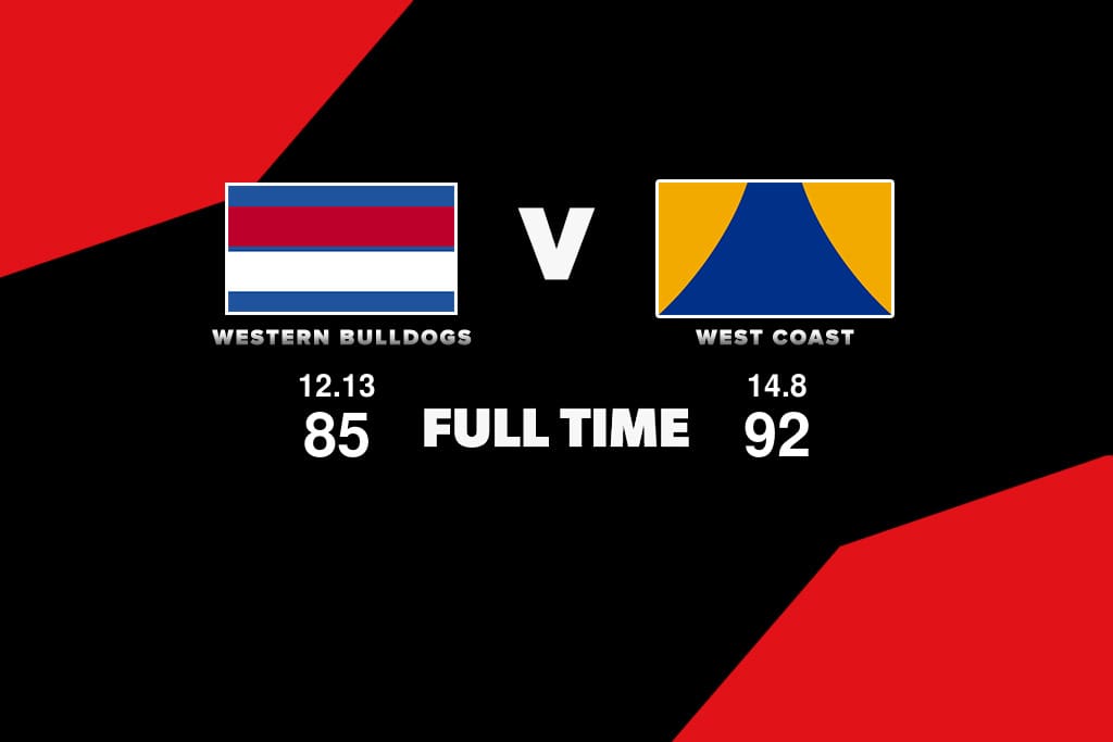 AFL news 2023; West Coast Eagles beat Western Bulldogs