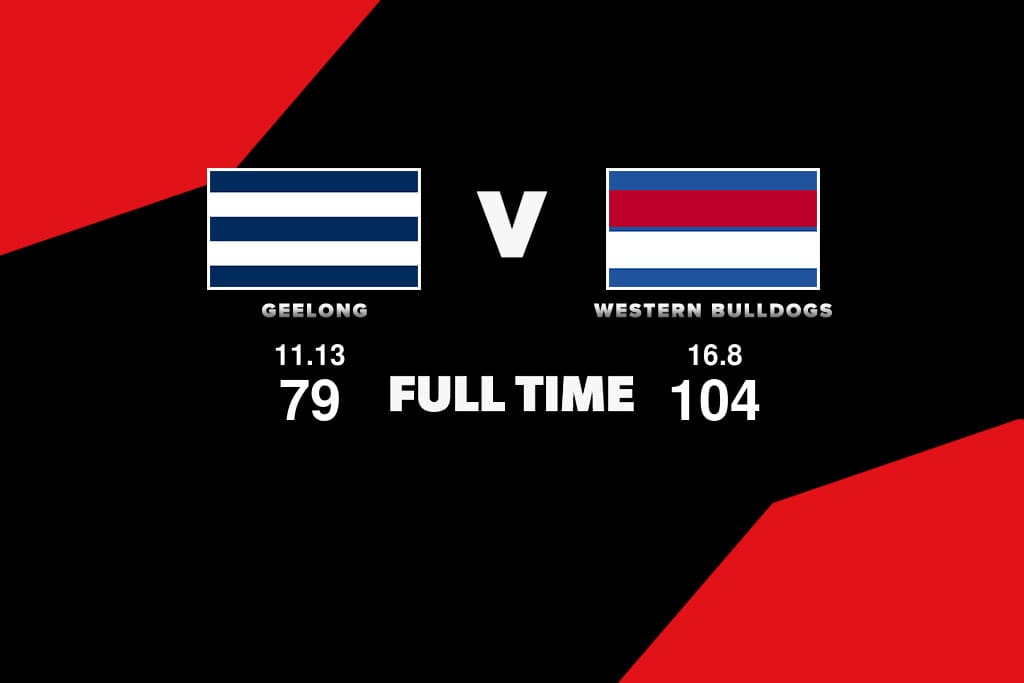 AFL 2023 Round 12 - Western Bulldogs v Geelong