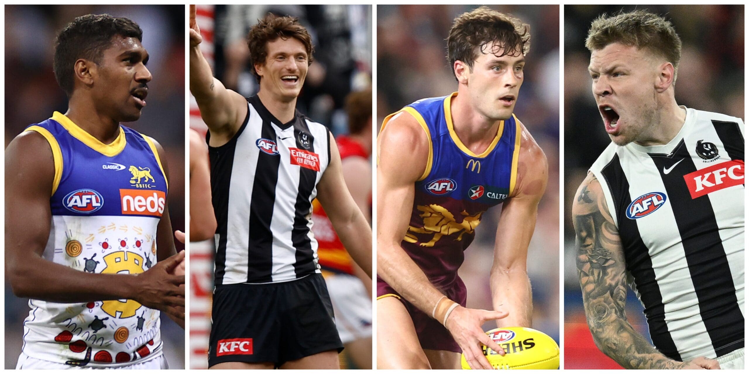 Selecting a combined 23-man team between Collingwood and Brisbane ...