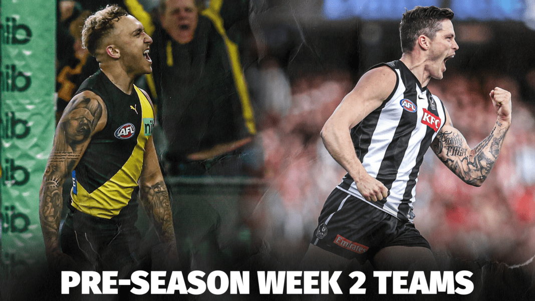 Teams AFL preseason Week 2 AFL News Zero Hanger