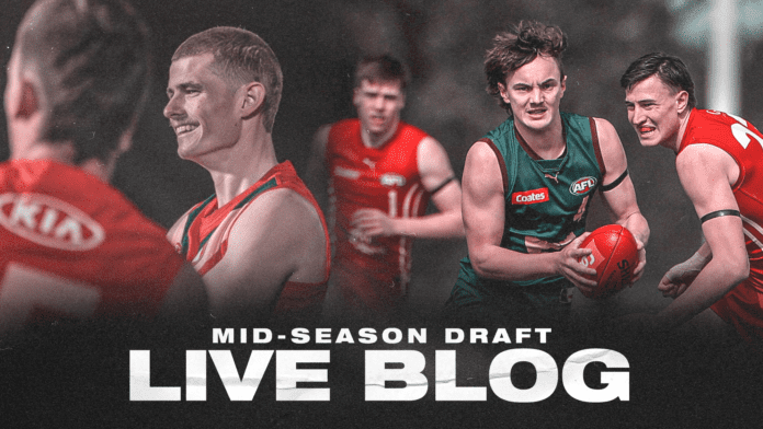 LIVE: 2024 AFL Mid-Season Draft, prospect profiles, draft order