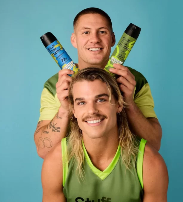 Bailey Smith and Kalyn Ponga for Stuff That Matters.