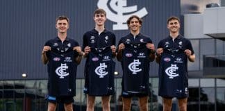 Carlton draftees. Credit: Carlton