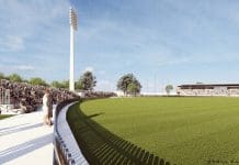 Terraced seating will be installed around the eastern boundary fence to support the growth of AFLW matches. Image: PAFC/Brown Falconer.