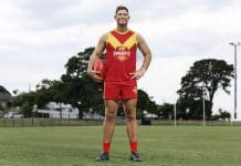 2025 Carton Draft Deledio Hawkins 048. Image: Provided by Carlton Draft/TGI Sports