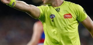 AFL umpires issues apology following expletive directed at Levi Ashcroft