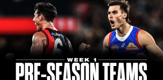 AFL Teams: Pre-Season Week 1